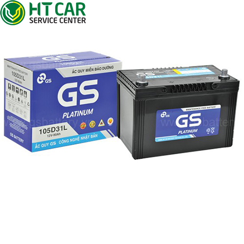 Ắc quy GS 90ah – 12v (105D31L)