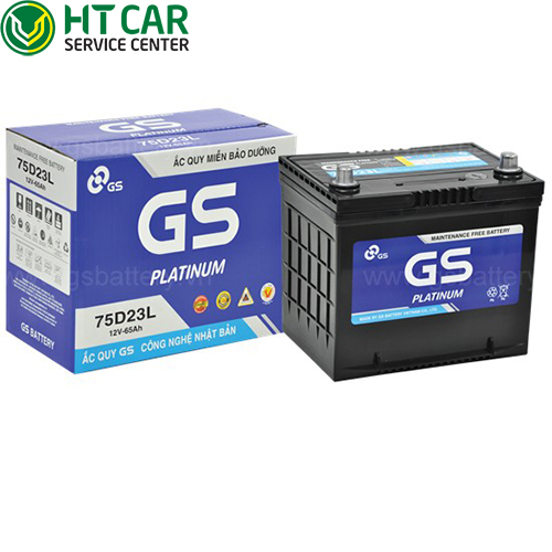 Ắc quy GS 65ah – 12v (75D23L)