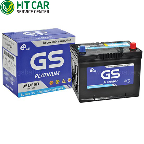 Ắc quy GS 75ah – 12v (85D26R)