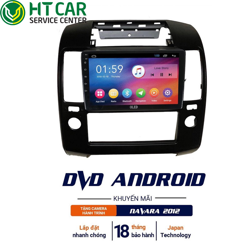 Màn Hình Android theo xe Navara 2012